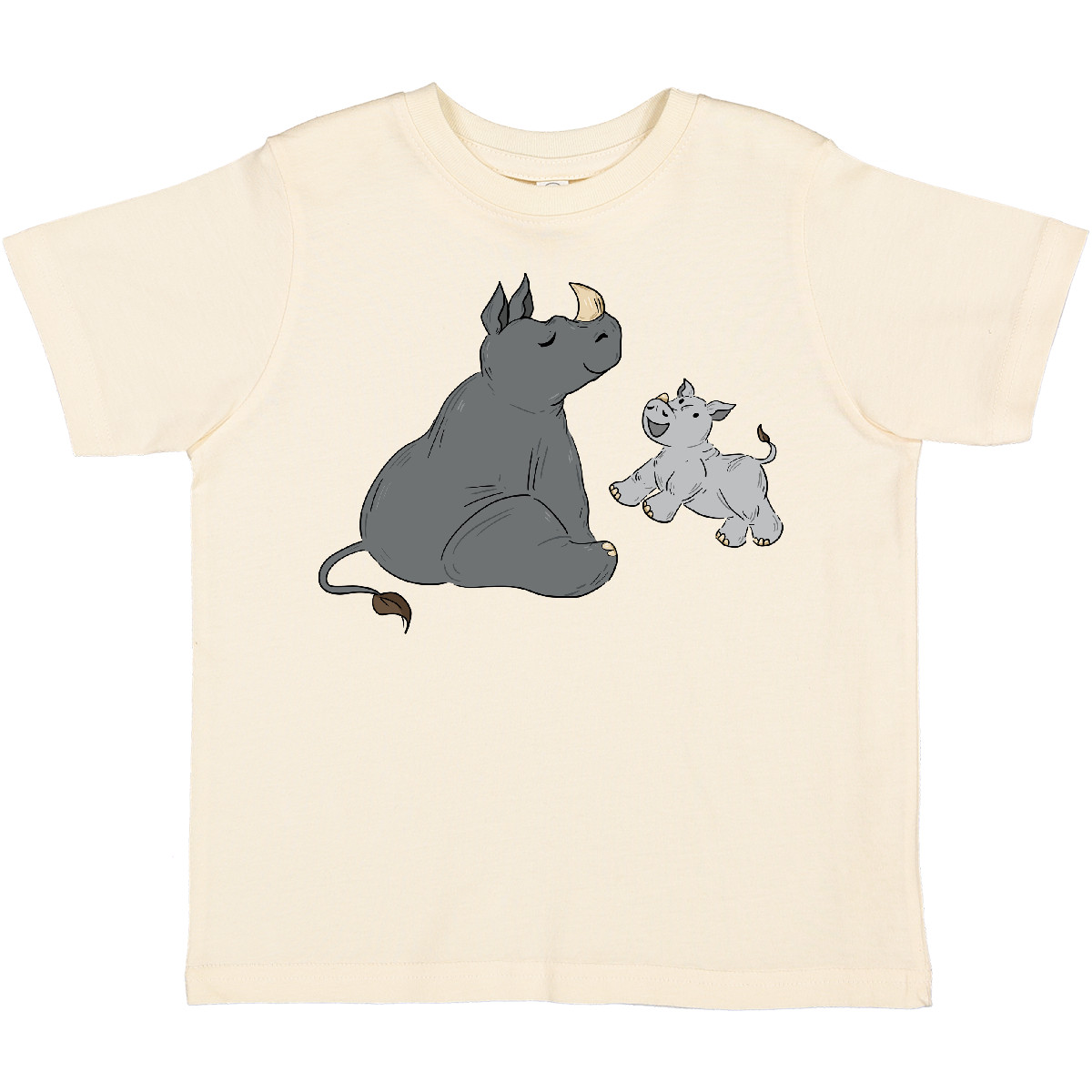 Inktastic Cute Rhinos Toddler T-Shirt Unicorn Unicorns Rhinoceros Animals Lovers - Picture 7 of 8