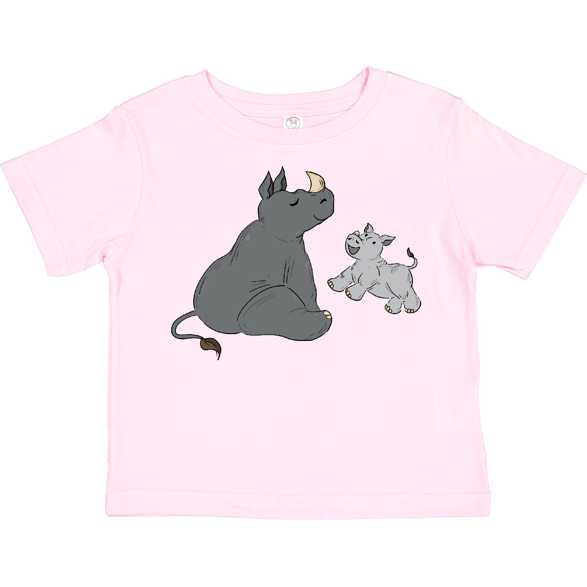 Inktastic Cute Rhinos Toddler T-Shirt Unicorn Unicorns Rhinoceros Animals Lovers - Picture 8 of 8