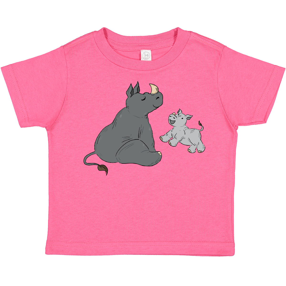 Inktastic Cute Rhinos Toddler T-Shirt Unicorn Unicorns Rhinoceros Animals Lovers - Picture 4 of 8