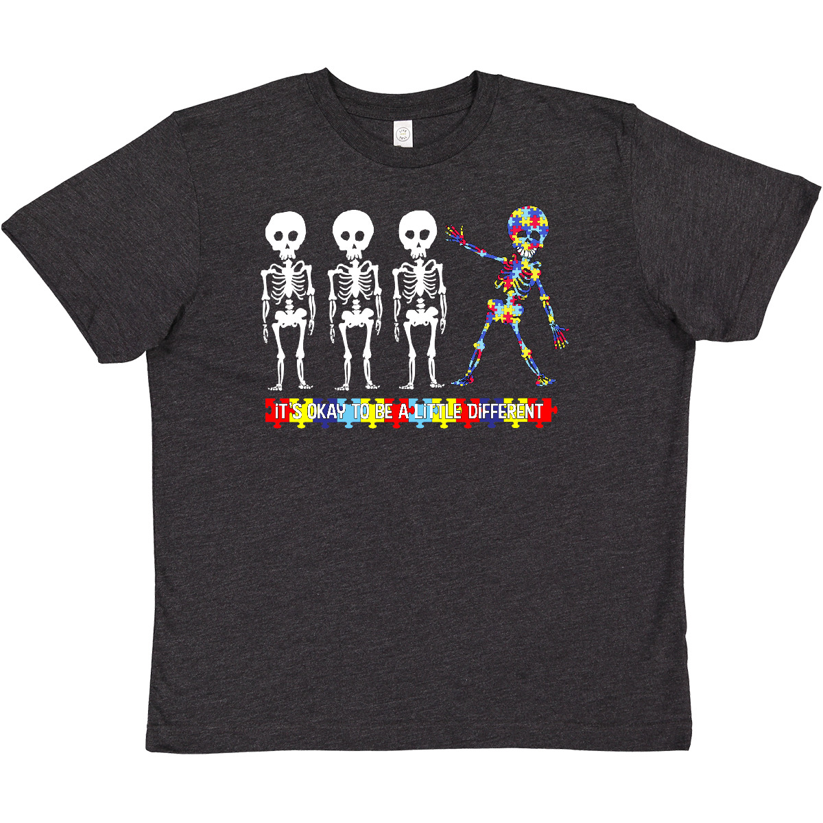 Inktastic It's Okay To Be A Little Different Autism Awareness Youth T-Shirt Cute - Bild 8 von 10