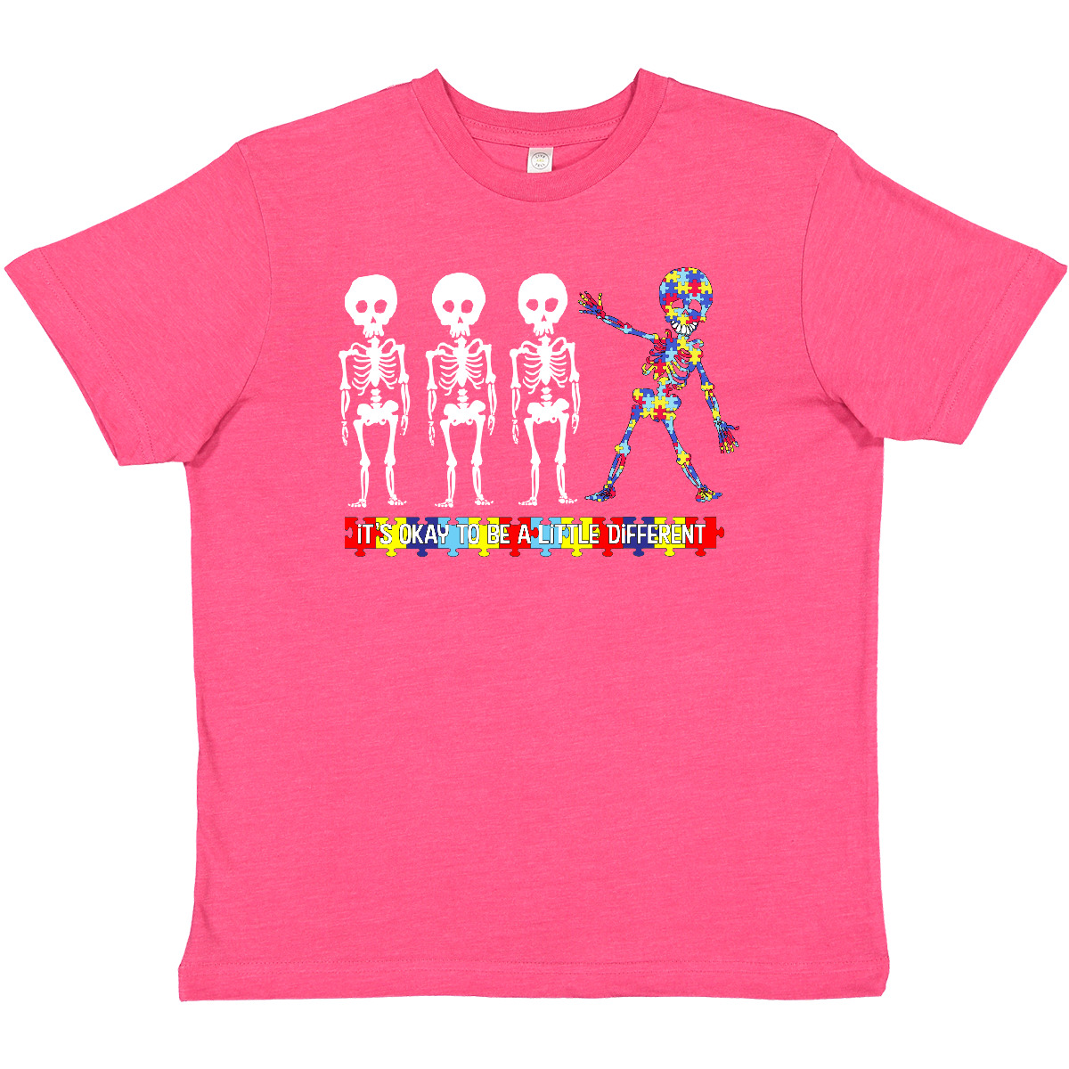 Inktastic It's Okay To Be A Little Different Autism Awareness Youth T-Shirt Cute - Bild 9 von 10