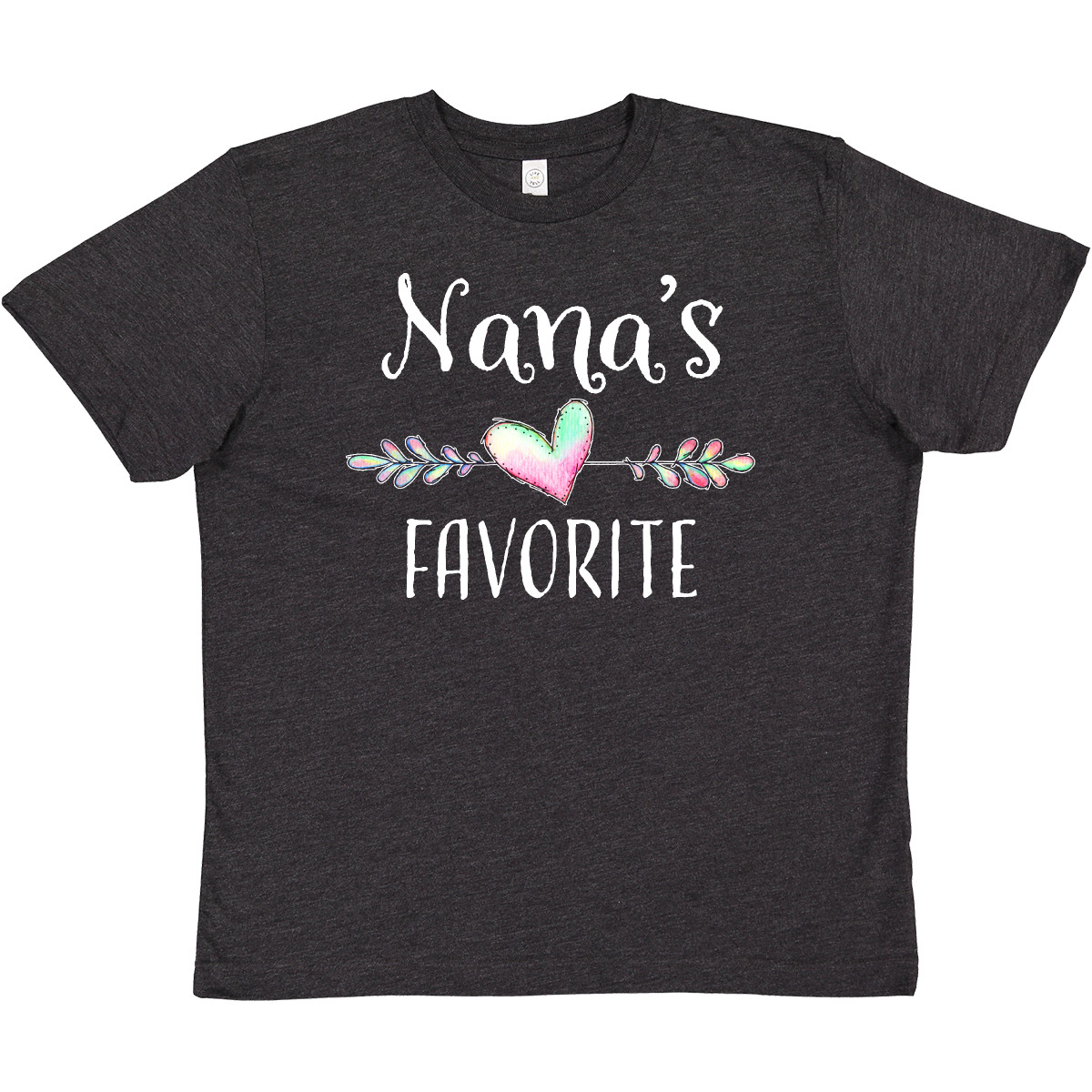 Inktastic Nana's Favorite- Heart Grandchild Youth T-Shirt Nana Grandmother Love - Picture 9 of 11