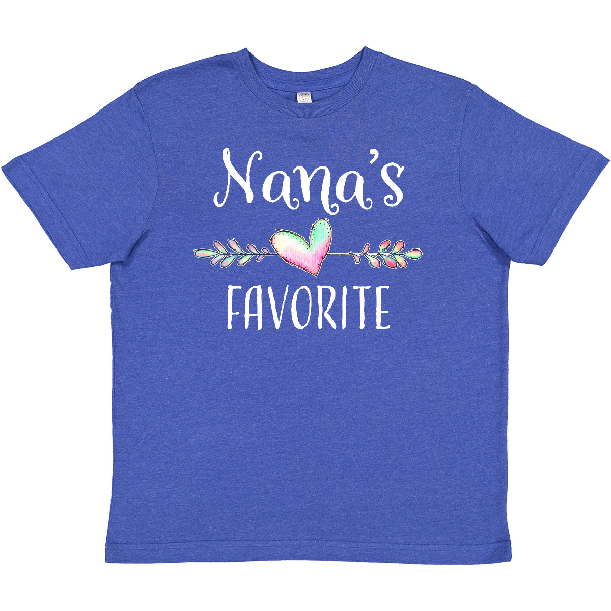 Inktastic Nana's Favorite- Heart Grandchild Youth T-Shirt Nana Grandmother Love - Picture 11 of 11