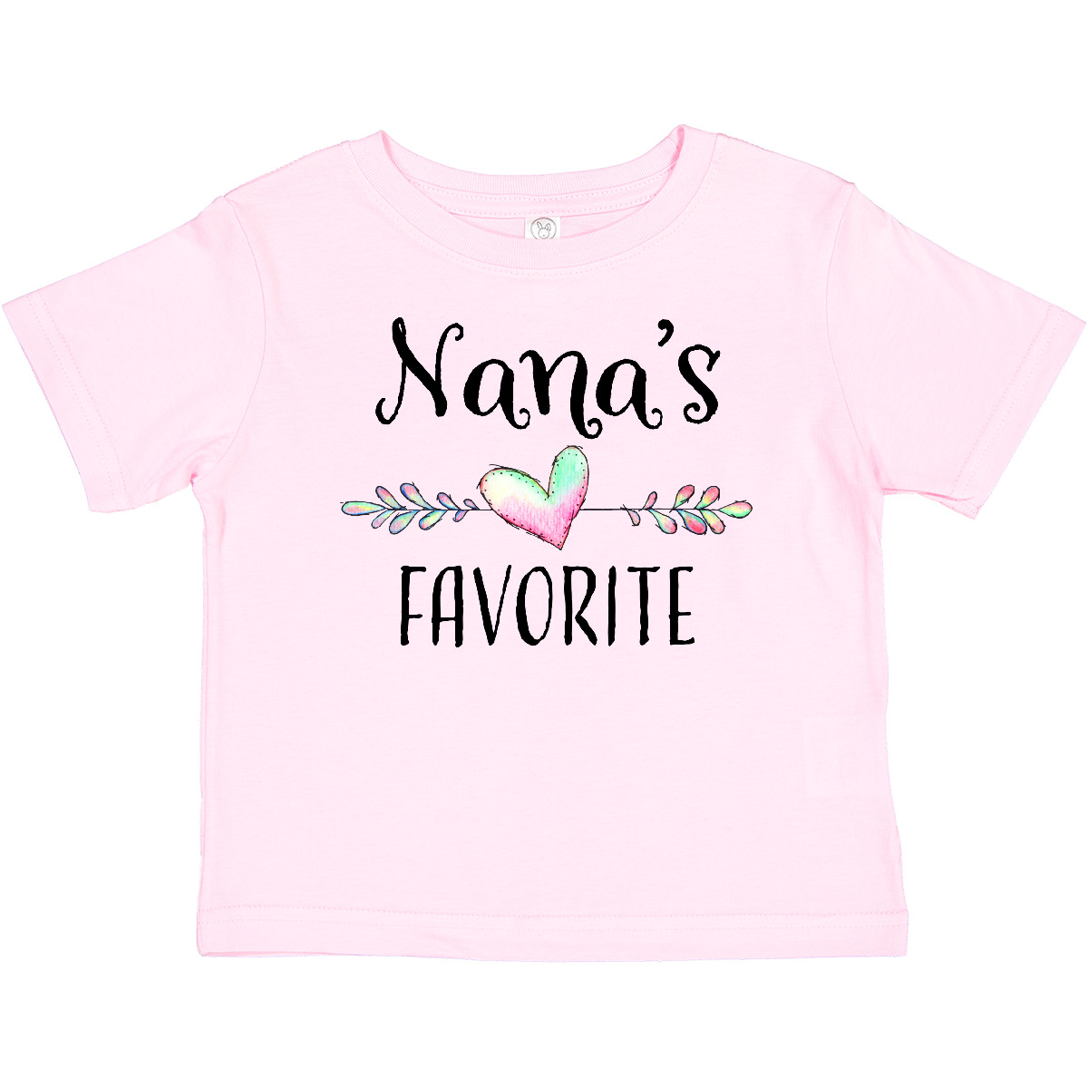 Inktastic Nana's Favorite- Heart Grandchild Baby T-Shirt Family Nana Grandmother - Picture 7 of 9