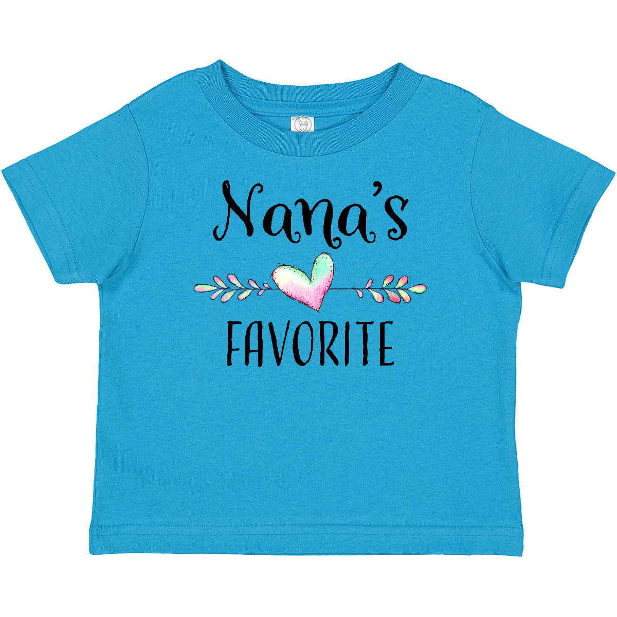 Inktastic Nana's Favorite- Heart Grandchild Baby T-Shirt Family Nana Grandmother - Picture 8 of 9