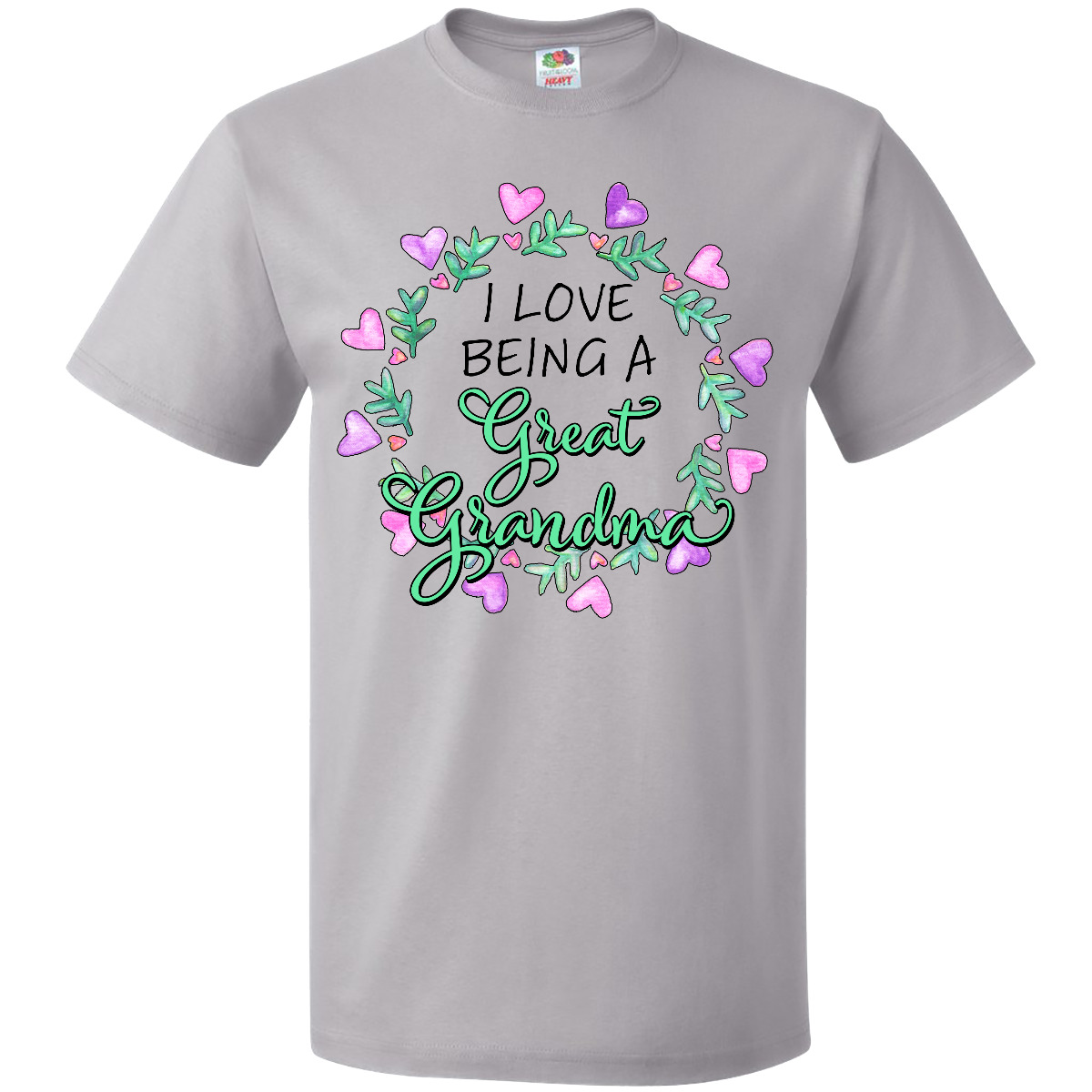 Inktastic I Love Being A Great Grandma- Circle Of Hearts T-Shirt Heart New First - Picture 10 of 13