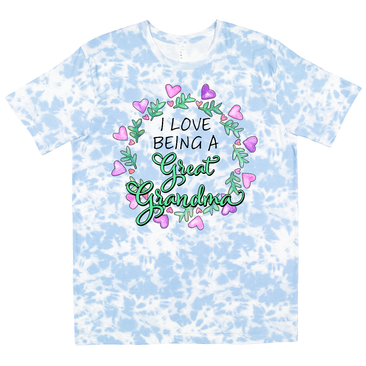 Inktastic I Love Being A Great Grandma- Circle Of Hearts T-Shirt Heart New First - Picture 11 of 13