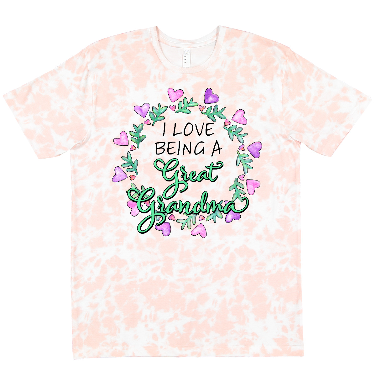 Inktastic I Love Being A Great Grandma- Circle Of Hearts T-Shirt Heart New First - Picture 12 of 13