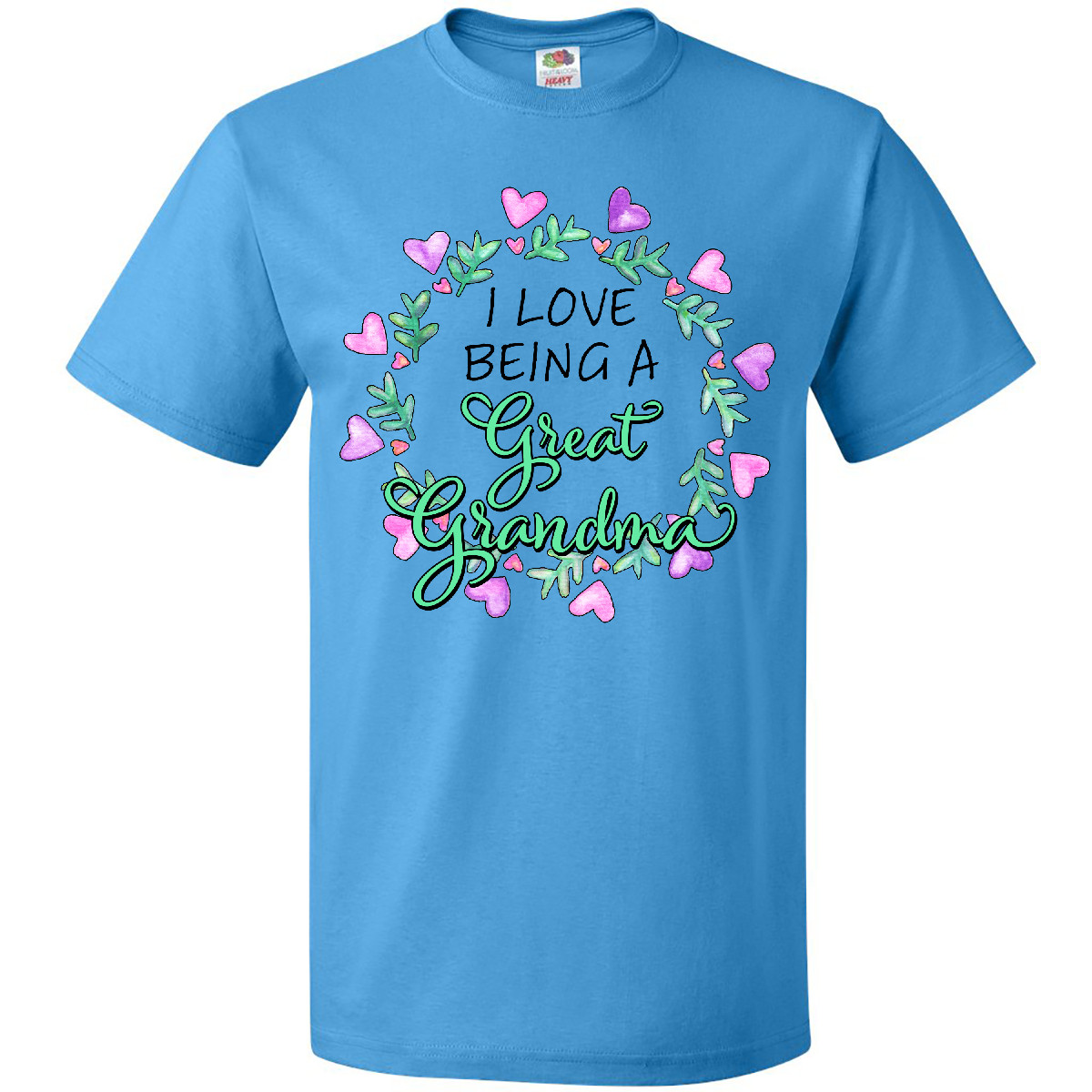 Inktastic I Love Being A Great Grandma- Circle Of Hearts T-Shirt Heart New First - Picture 7 of 13