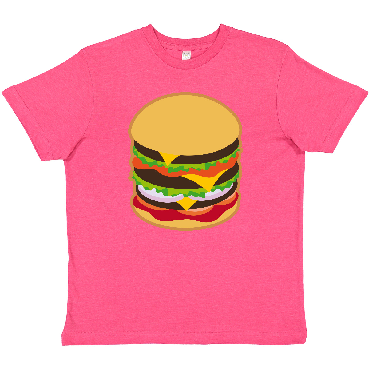 Inktastic Hamburger Lover Youth T-Shirt Burger Barbecue Picnic Bbq Food Dinner - Picture 4 of 4