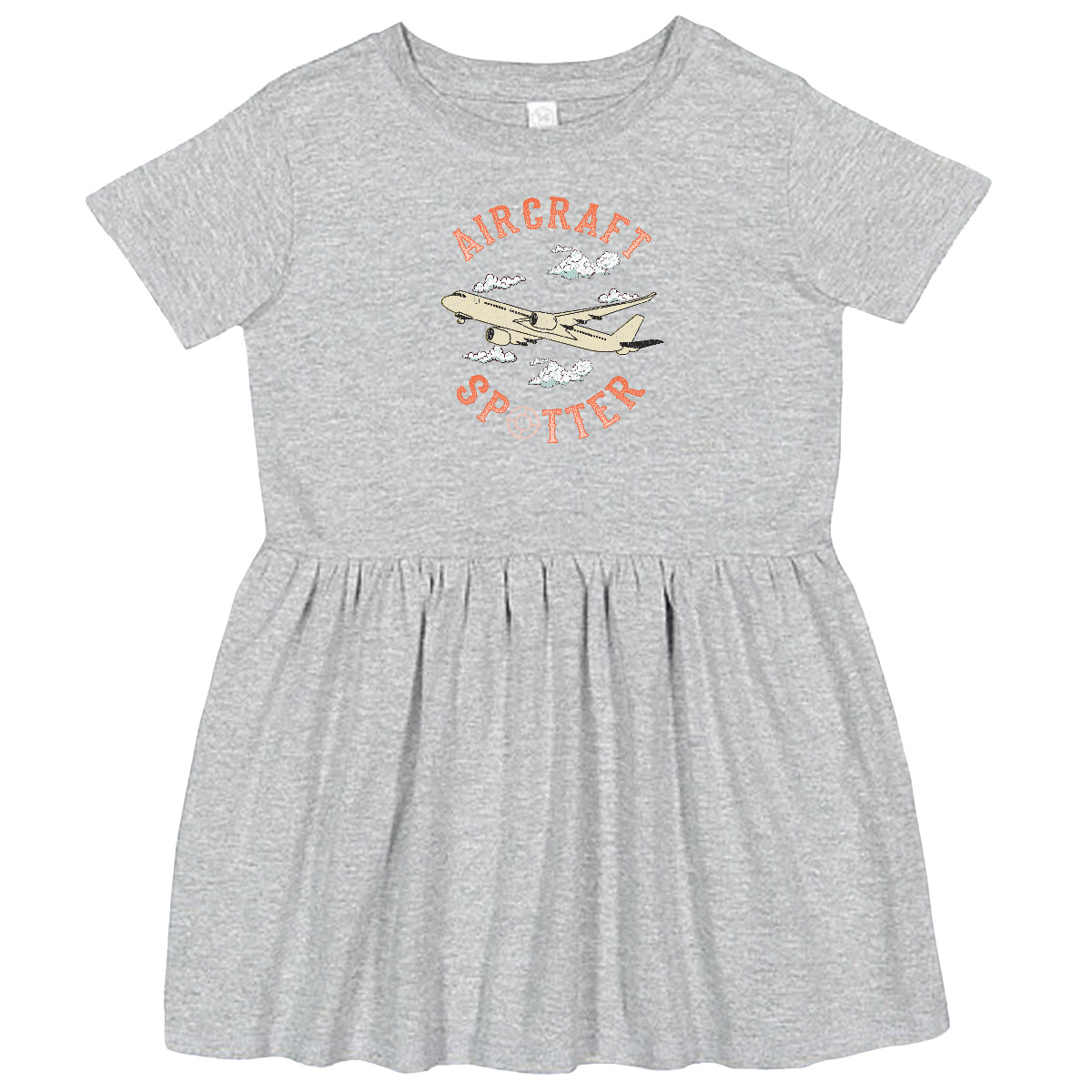 Inktastic Aircraft Spotter Plane Lover Toddler Dress Airplane Hobbies Spotting - Picture 2 of 3