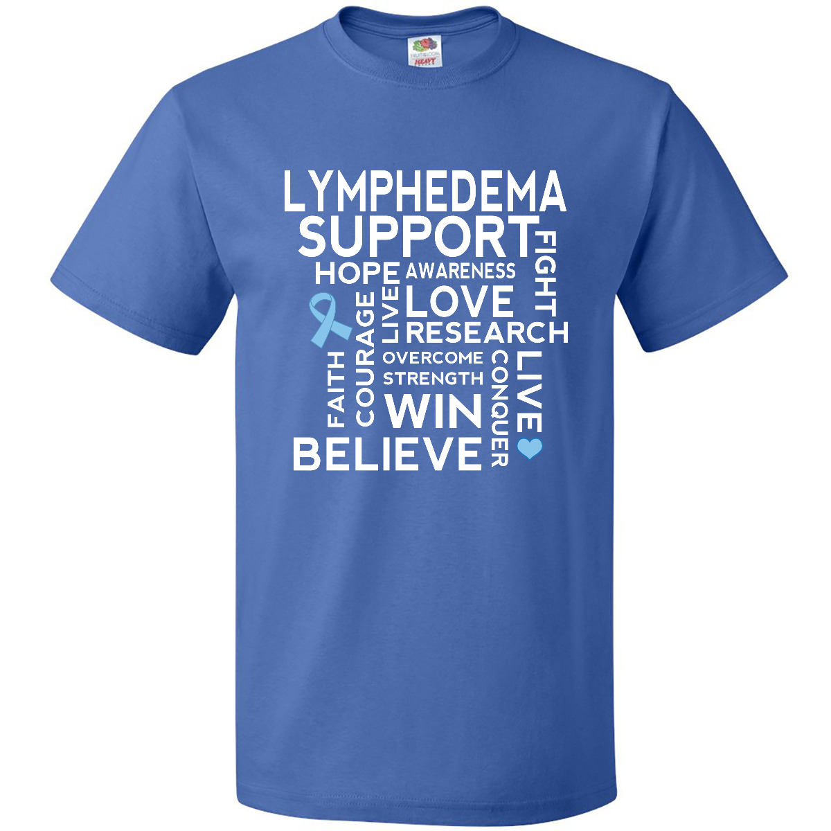 Inktastic Lymphedema Awareness Support T-Shirt March Apparel Mens Adult Clothing - Picture 6 of 8