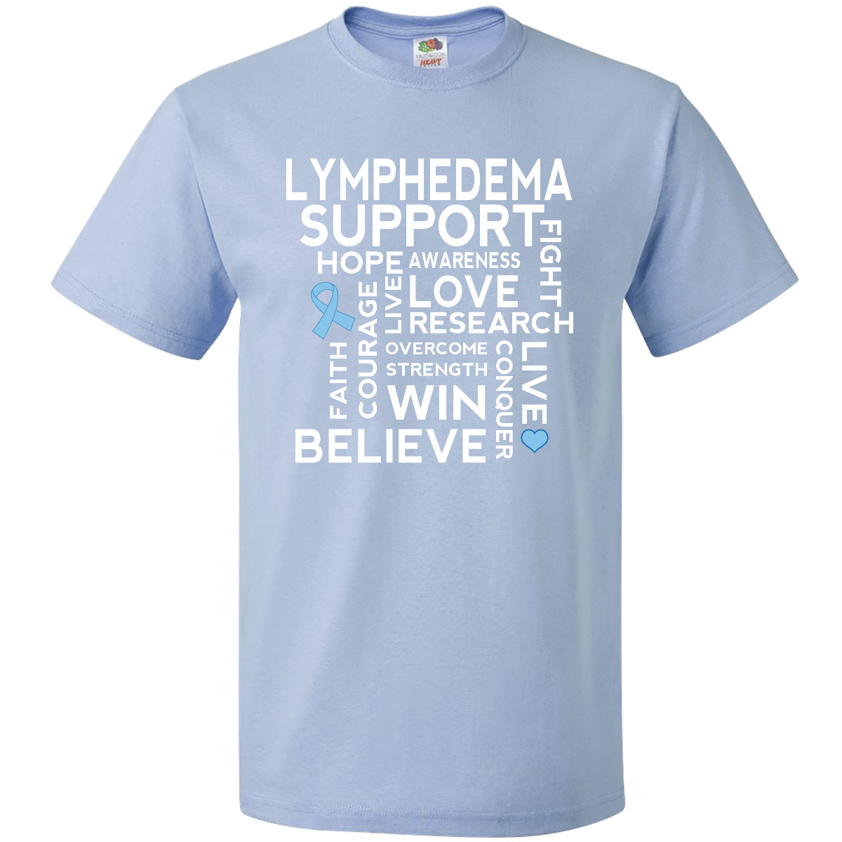Inktastic Lymphedema Awareness Support T-Shirt March Apparel Mens Adult Clothing - Picture 3 of 8