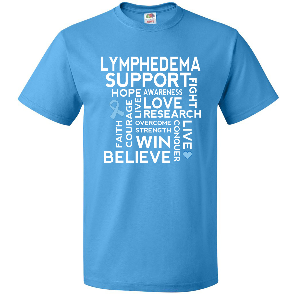 Inktastic Lymphedema Awareness Support T-Shirt March Apparel Mens Adult Clothing - Picture 5 of 8