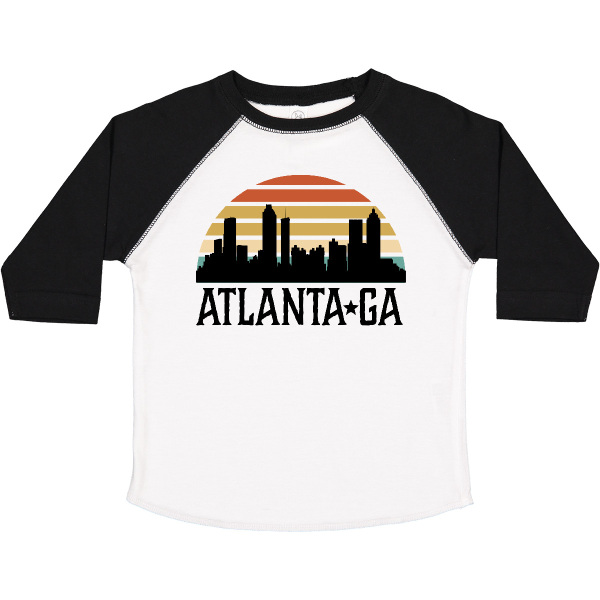 Inktastic Atlanta Georgia Skyline Vintage Toddler T-Shirt Travel Clothing Child - Picture 11 of 11