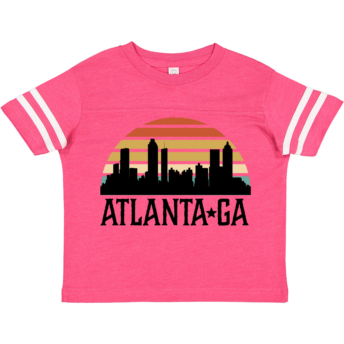 Inktastic Atlanta Georgia Skyline Vintage Toddler T-Shirt Travel Clothing Child - Picture 2 of 11