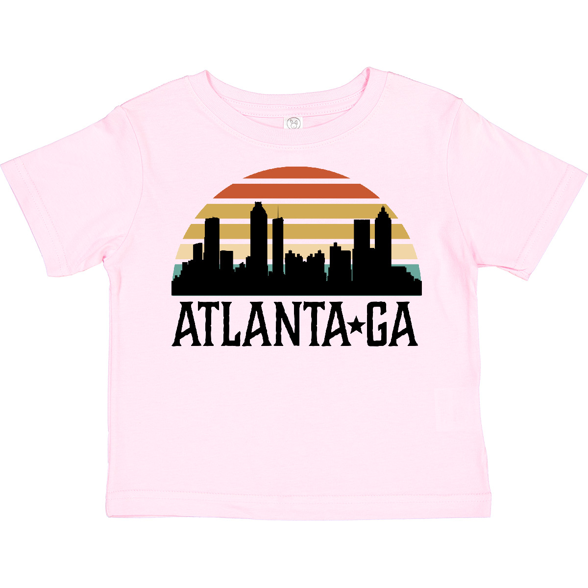 Inktastic Atlanta Georgia Skyline Vintage Toddler T-Shirt Travel Clothing Child - Picture 8 of 11
