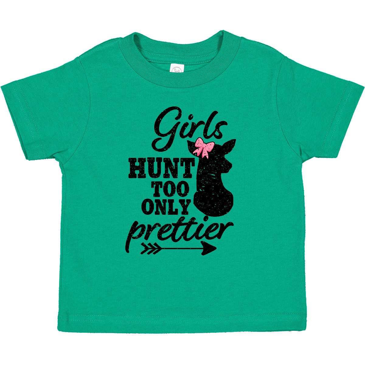 T-Shirt Inktastic Jagd Mädchen Hunt Too Only hübsch mit Reh und Kleinkind Hirsch - Bild 11 von 21