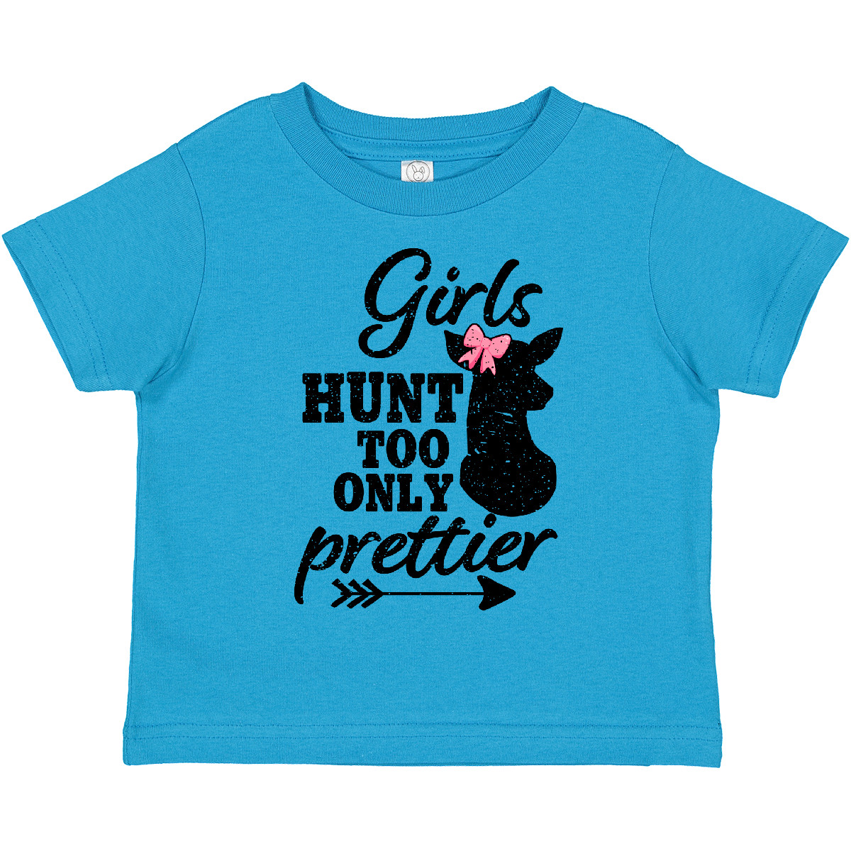 T-Shirt Inktastic Jagd Mädchen Hunt Too Only hübsch mit Reh und Kleinkind Hirsch - Bild 19 von 21