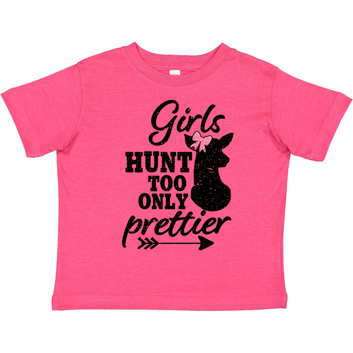 T-Shirt Inktastic Jagd Mädchen Hunt Too Only hübsch mit Reh und Kleinkind Hirsch - Bild 20 von 21