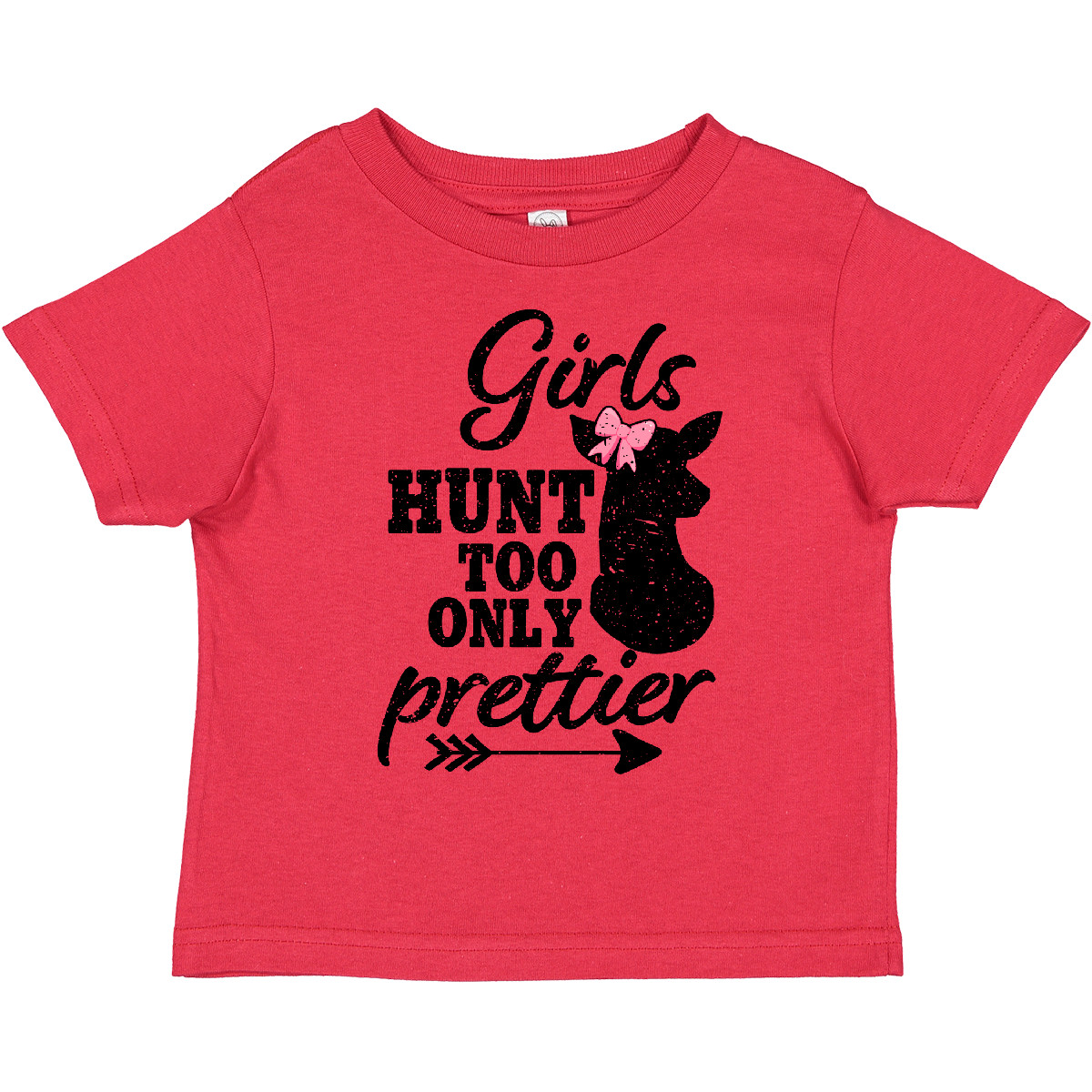 T-Shirt Inktastic Jagd Mädchen Hunt Too Only hübsch mit Reh und Kleinkind Hirsch - Bild 15 von 21