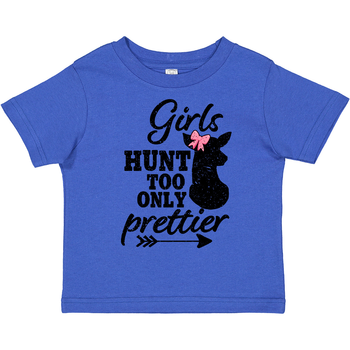 T-Shirt Inktastic Jagd Mädchen Hunt Too Only hübsch mit Reh und Kleinkind Hirsch - Bild 16 von 21