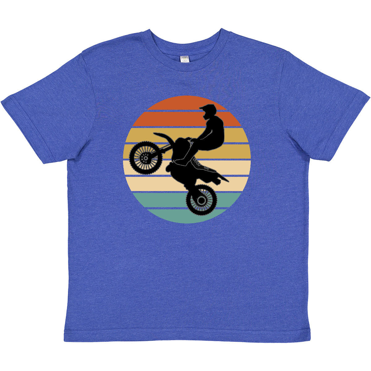 Inktastic Dirt Biking Motocross Retro Youth T-Shirt Bike Motorbike Sports Racing - Picture 7 of 8