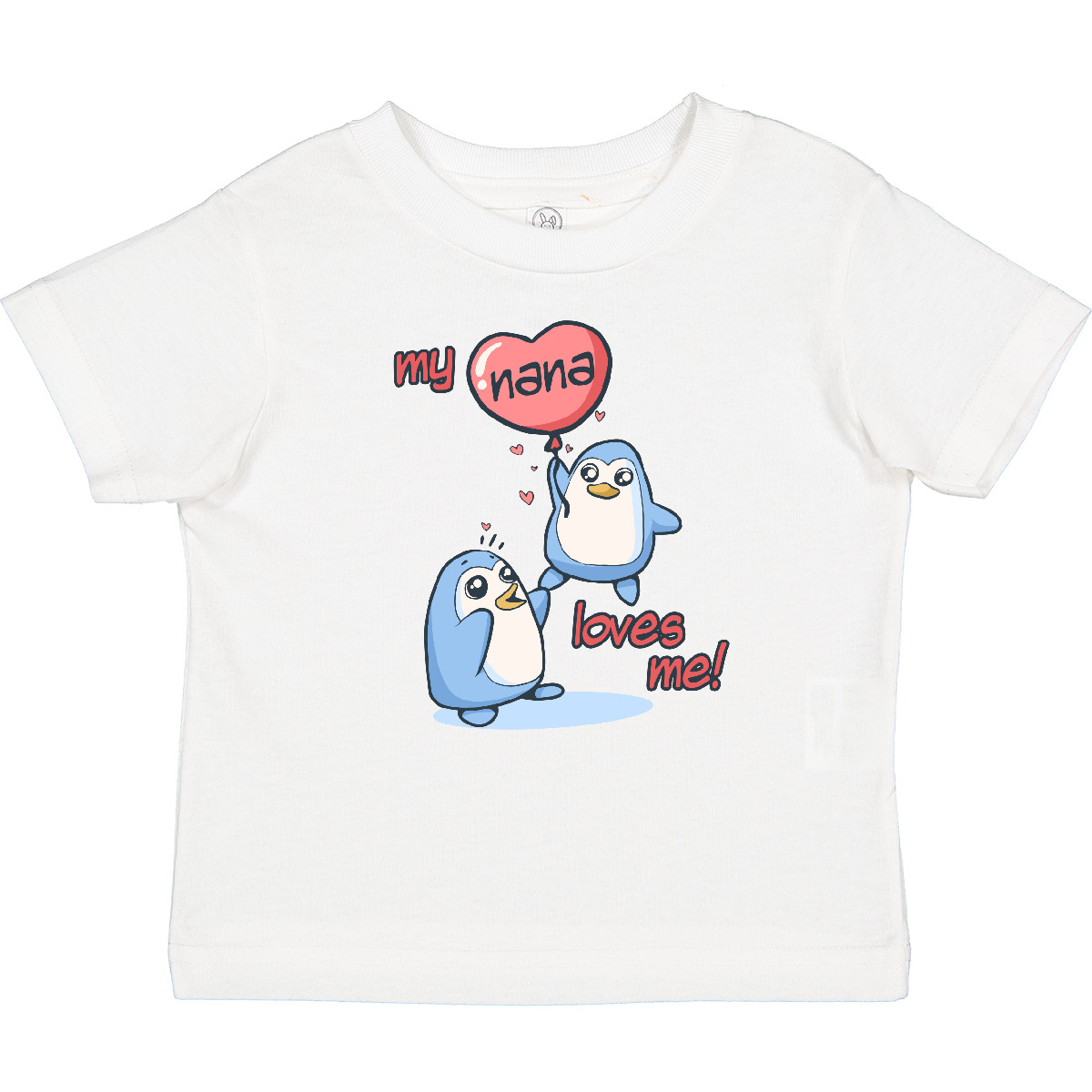 Inktastic My Nana Loves Me Baby T-Shirt Penguin Cute Adorable Grandmother Infant - Picture 11 of 11
