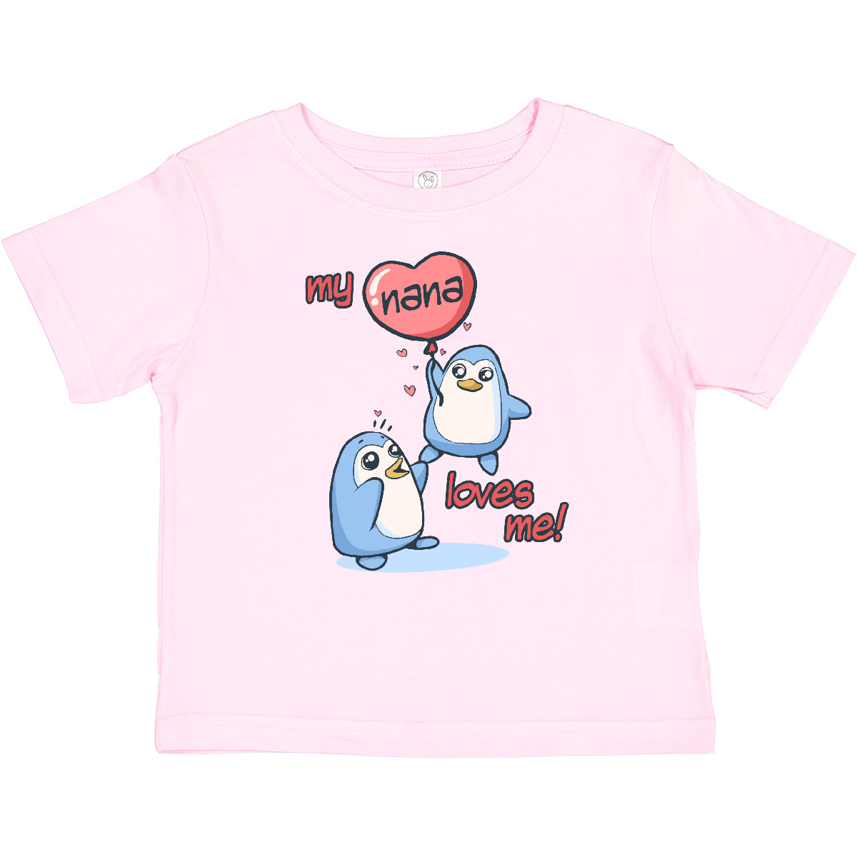 Inktastic My Nana Loves Me Baby T-Shirt Penguin Cute Adorable Grandmother Infant - Picture 9 of 11