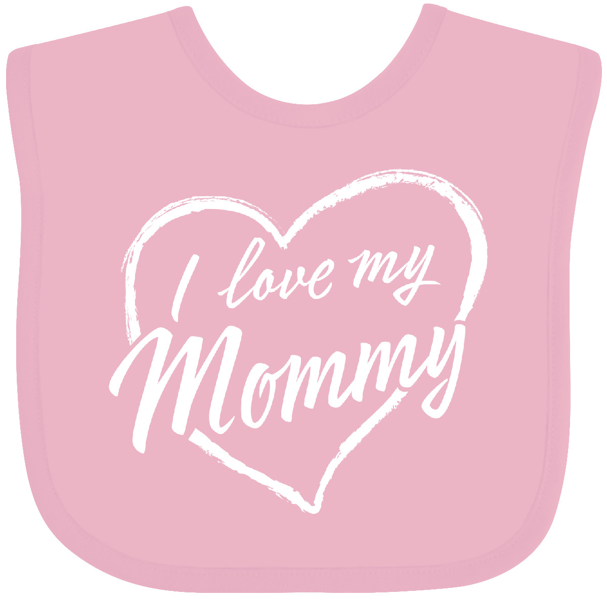 Inktastic I Love My Mommy In Weiß Kreide Herz Baby Lätzchen Mama Eltern Enkelkind As - Bild 7 von 12