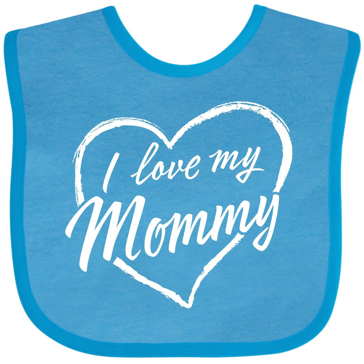 Inktastic I Love My Mommy In Weiß Kreide Herz Baby Lätzchen Mama Eltern Enkelkind As - Bild 12 von 12