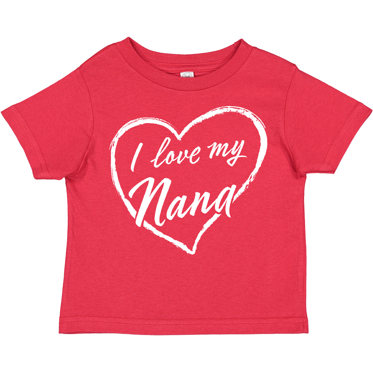 Inktastic I Love My Nana In White Chalk Heart Toddler T-Shirt Family Grandma As - Picture 7 of 8