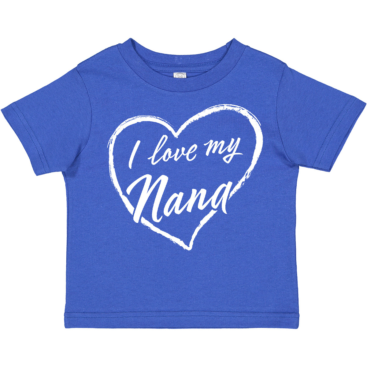 Inktastic I Love My Nana In White Chalk Heart Toddler T-Shirt Family Grandma As - Picture 8 of 8