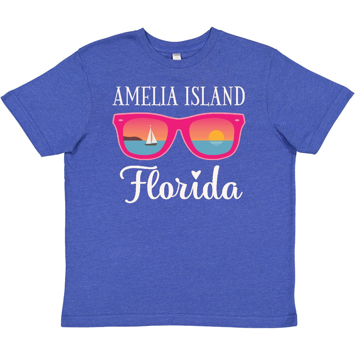 Inktastic Amelia Island Florida Vacation Youth T-Shirt Travel Souvenir Summer - Picture 10 of 10