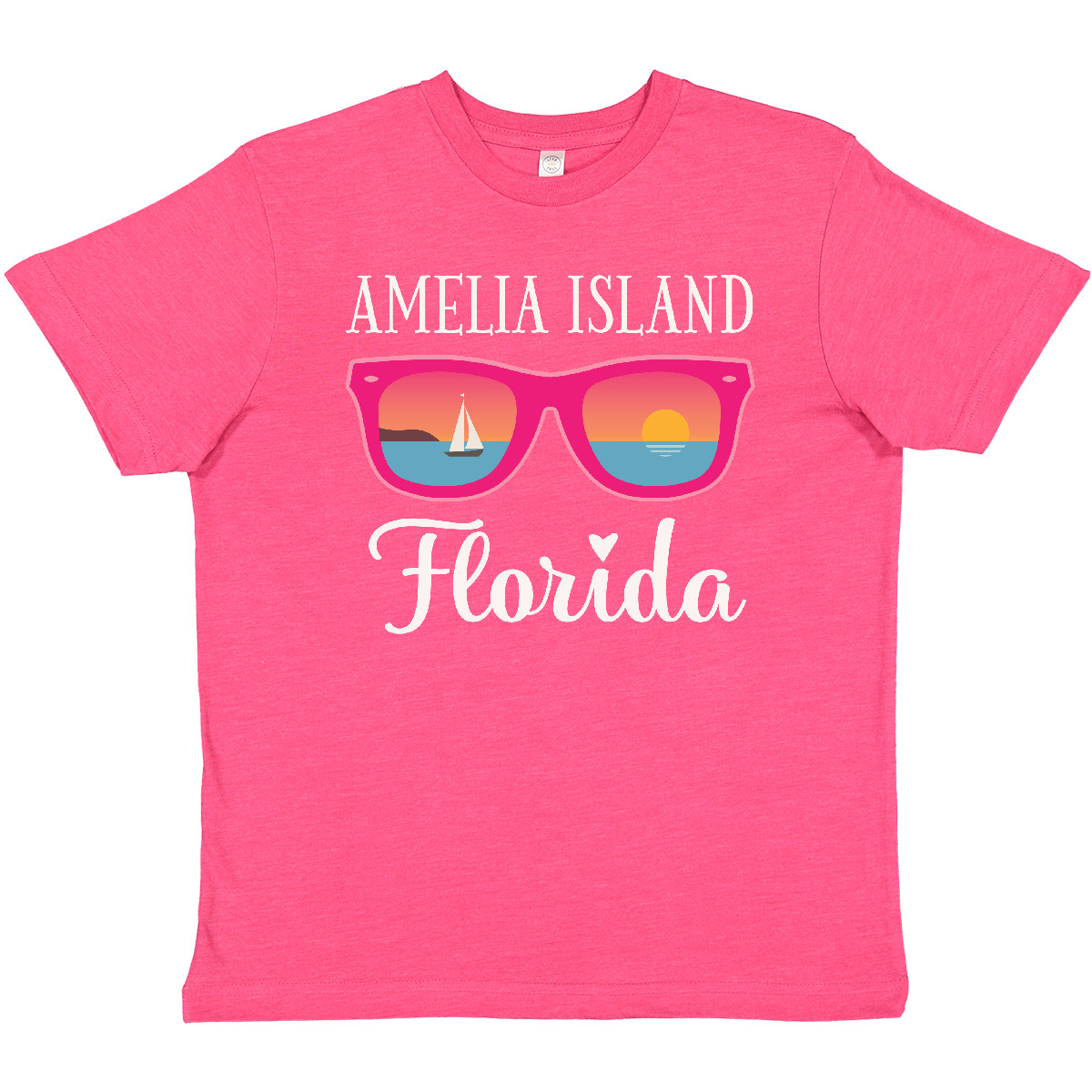 Inktastic Amelia Island Florida Vacation Youth T-Shirt Travel Souvenir Summer - Picture 9 of 10