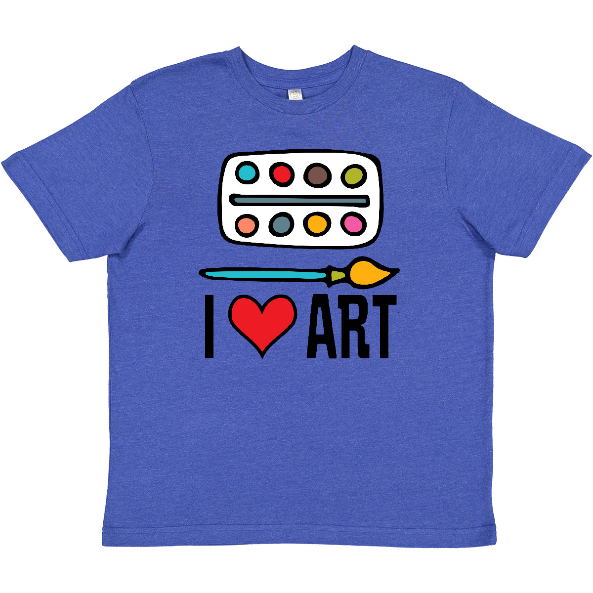 Inktastic Painting I Love Art Youth T-Shirt Tee Kids Children Child Tween Teen - Picture 7 of 8