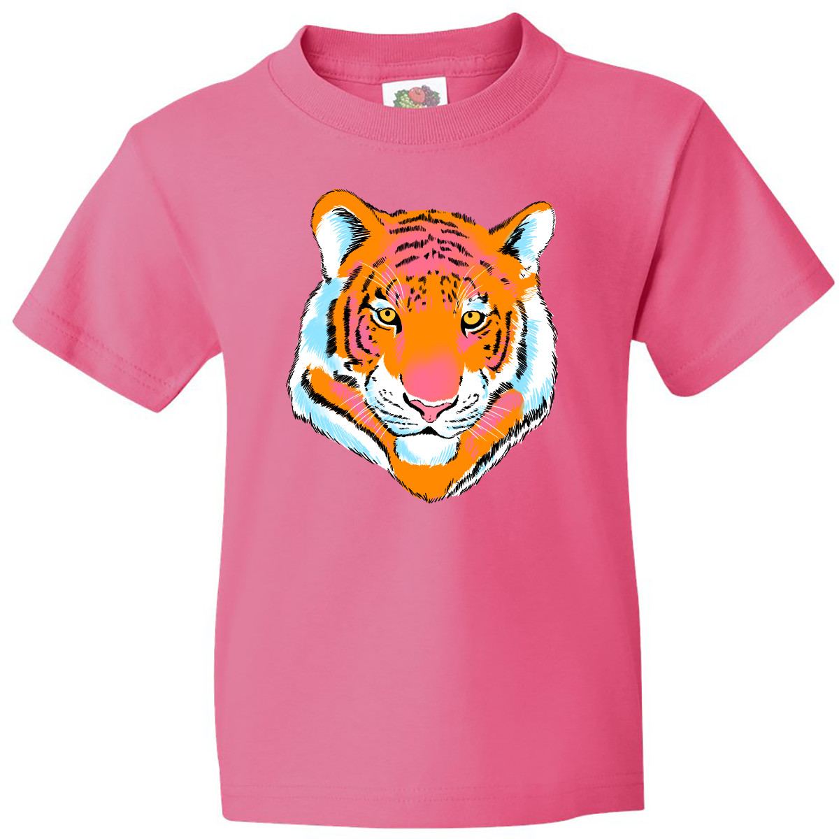 T-shirt Inktastic testa di tigre giovani animali selvatici amante degli animali selvatici savana il - Foto 7 di 11