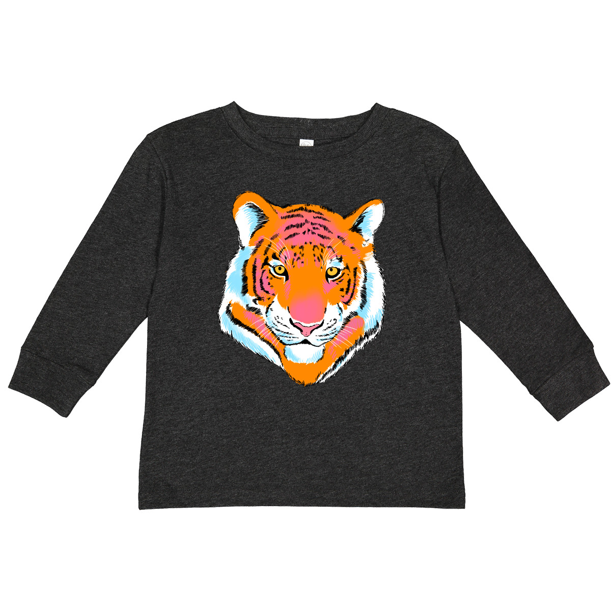 Inktastic Tiger Head Toddler Long Sleeve T-Shirt Animals Widlife Wild Animal - Picture 11 of 11