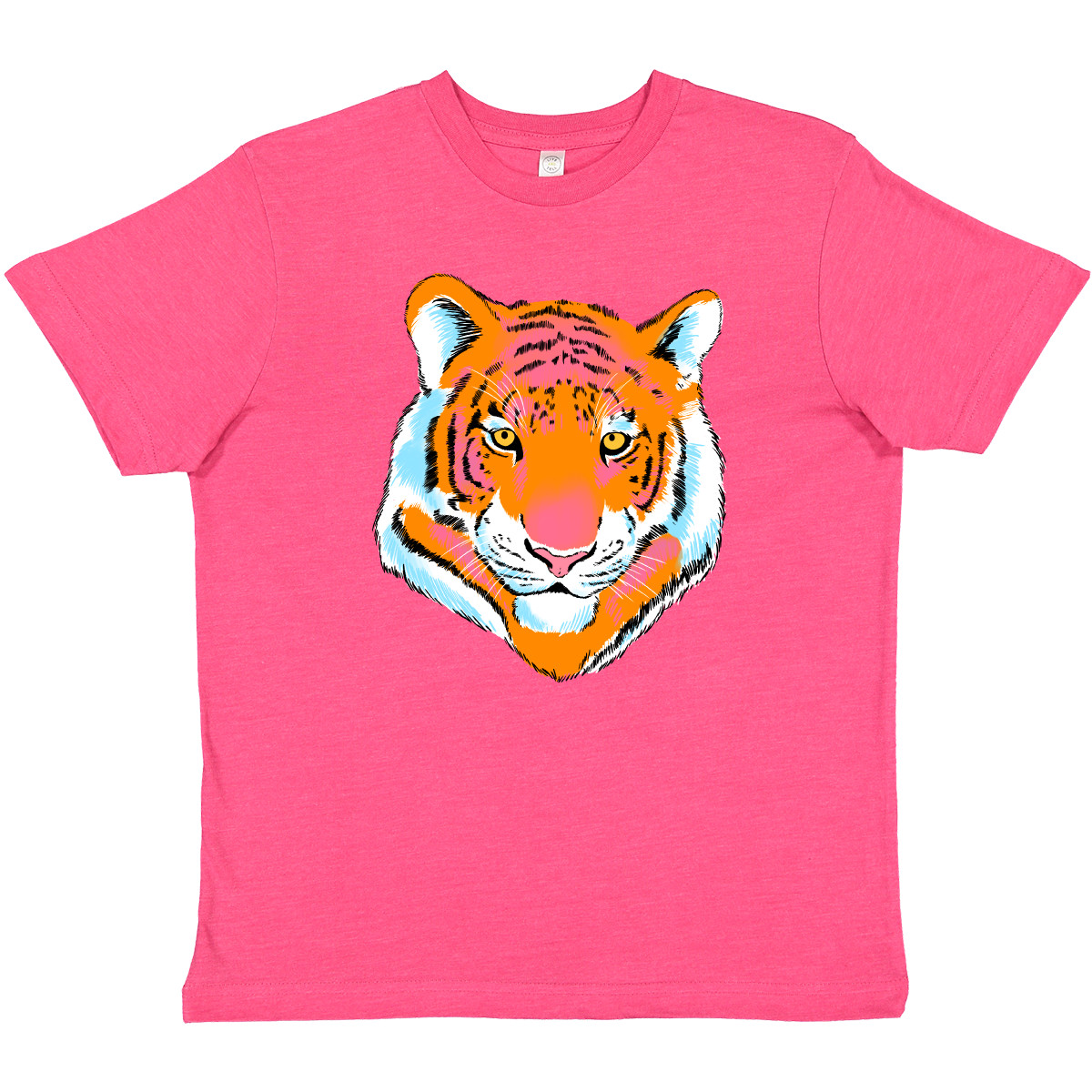 T-shirt Inktastic testa di tigre giovani animali selvatici amante degli animali selvatici savana il - Foto 10 di 11