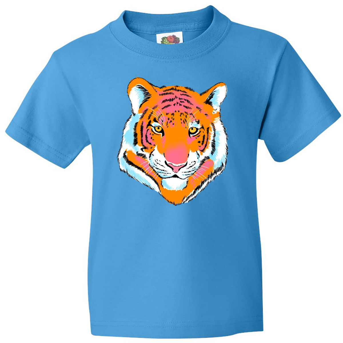 T-shirt Inktastic testa di tigre giovani animali selvatici amante degli animali selvatici savana il - Foto 8 di 11