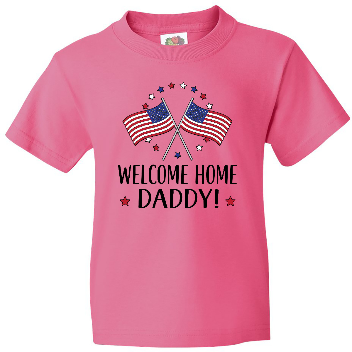 Inktastic Military Homecoming Welcome Home Daddy Youth T-Shirt Deployment Childs - Picture 4 of 7