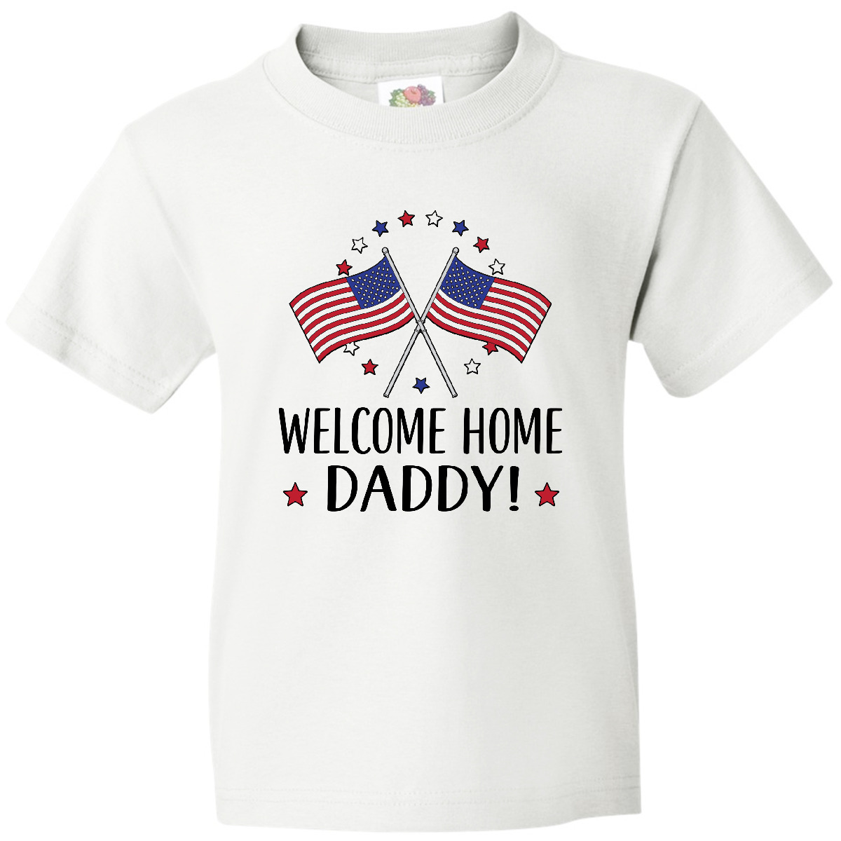 Inktastic Military Homecoming Welcome Home Daddy Youth T-Shirt Deployment Childs - Picture 7 of 7
