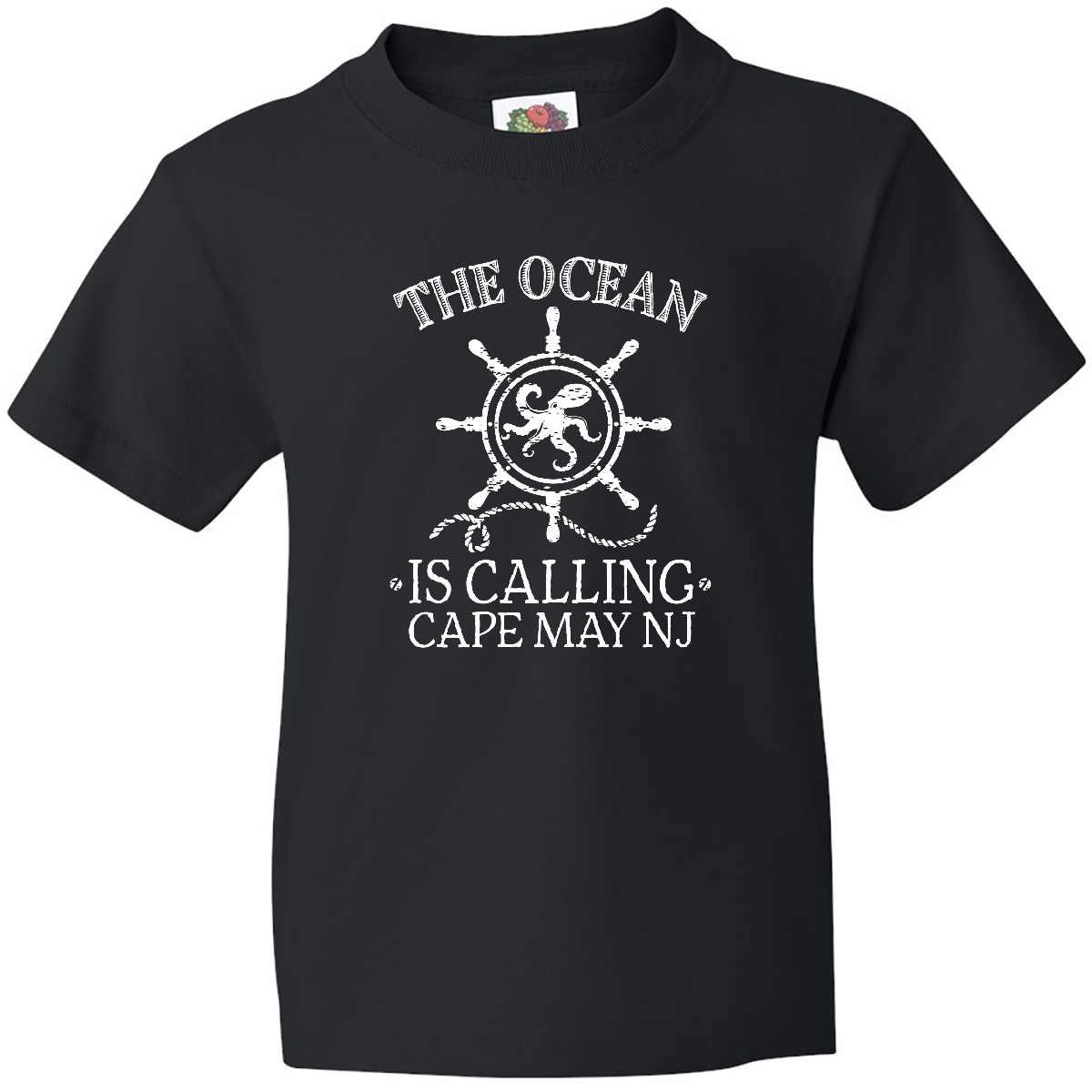 Inktastic Cape May New Jersey Youth T-Shirt Beach Travel Souvenir Apparel Tee - Picture 3 of 10