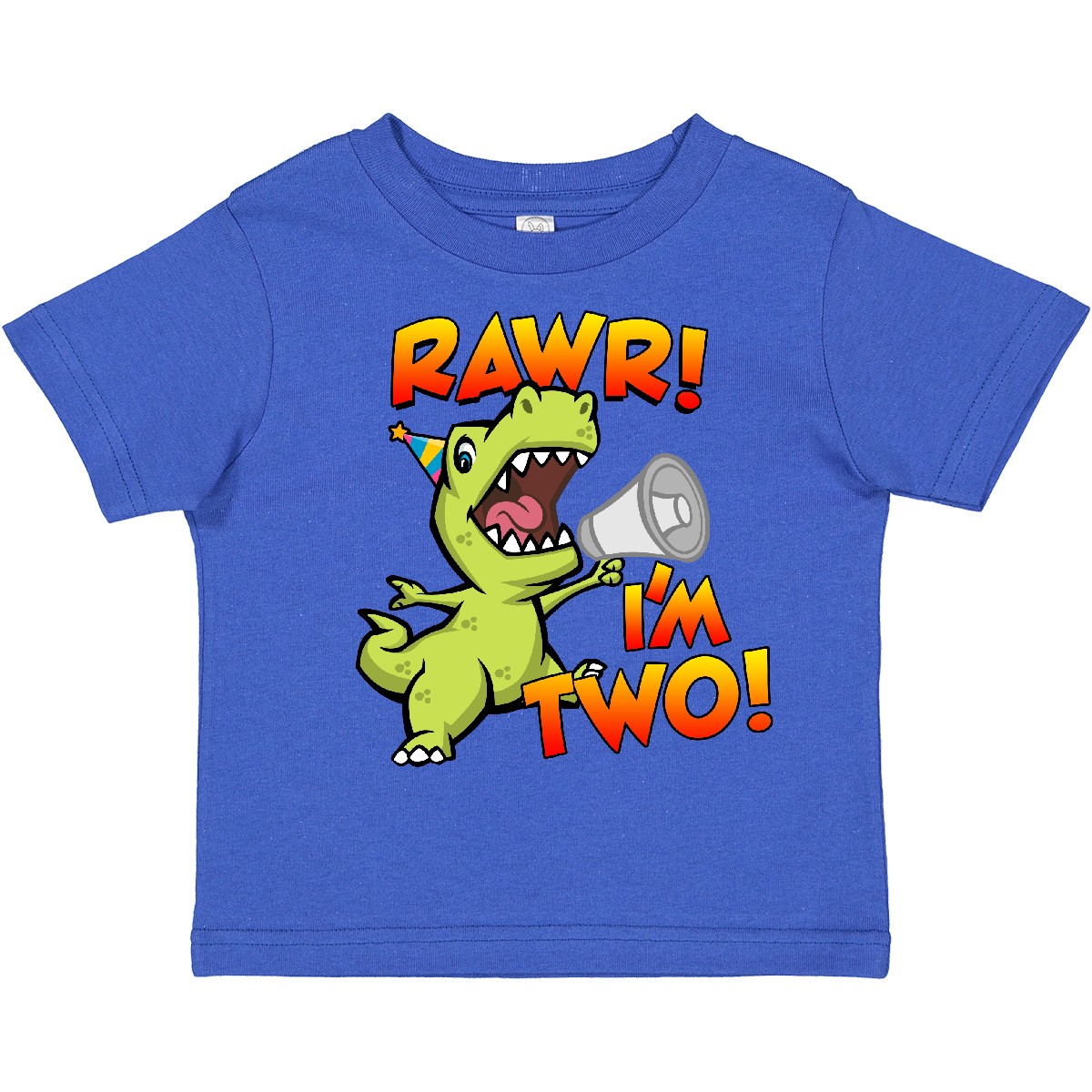 T-Shirt Inktastic Rawr I'm Two Dinosaurier Kleinkind 2. Geburtstag Kind Vorschulkind - Bild 11 von 13
