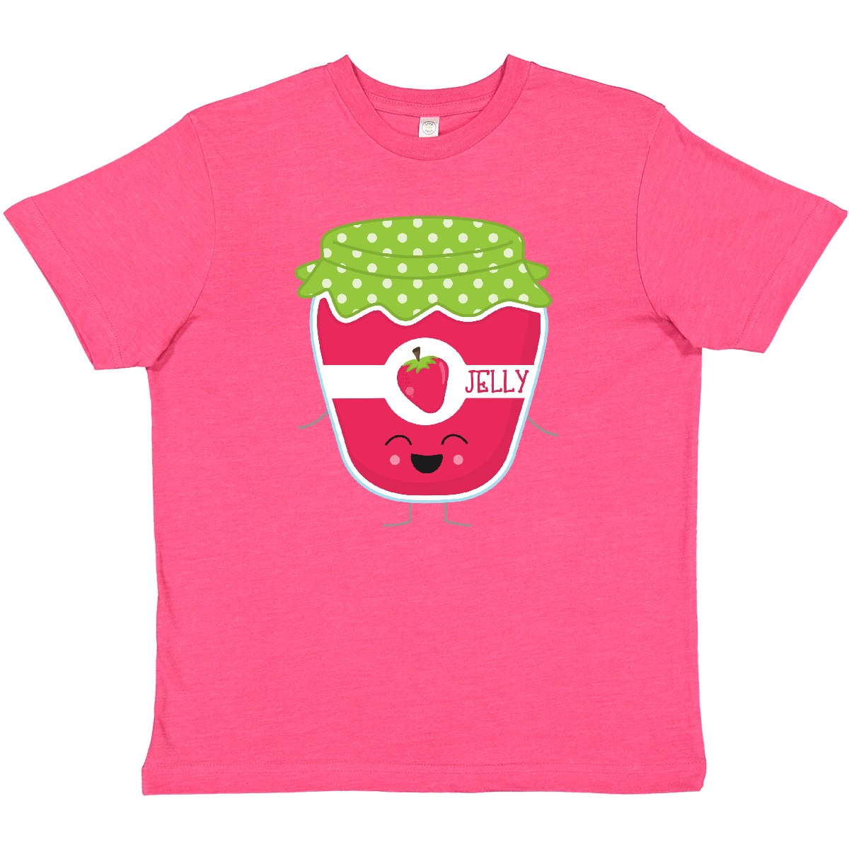 Inktastic Cute Kawaii Jelly Youth T-Shirt Jam Peanut Butter Matching Food Tee - Picture 9 of 11