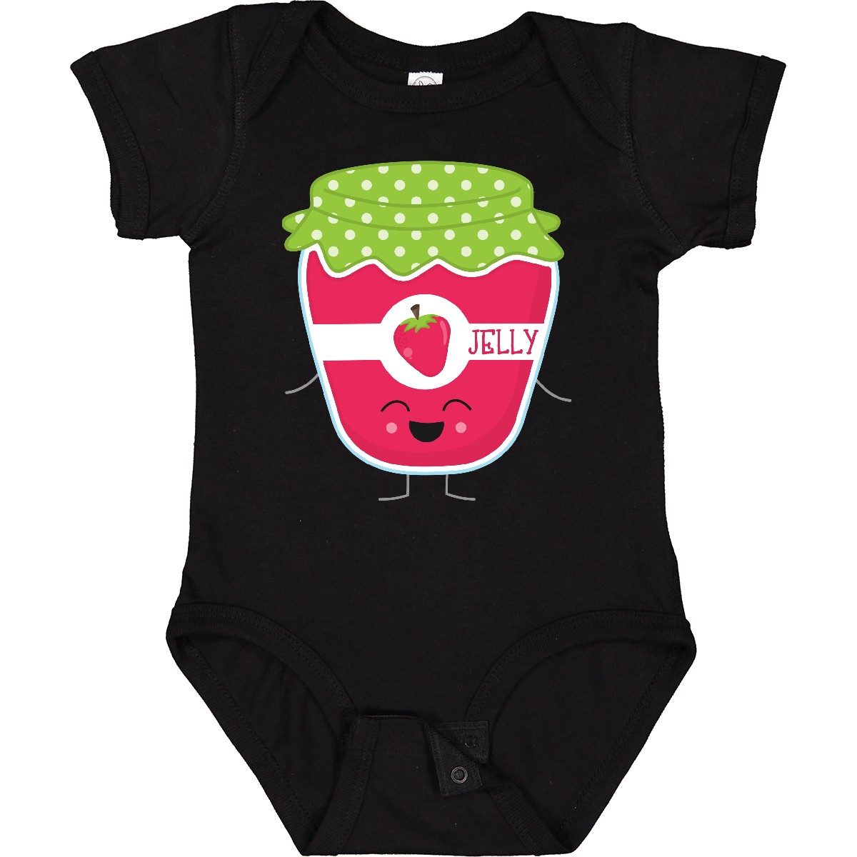Inktastic Cute Kawaii Jelly Baby Bodysuit Jam Peanut Butter Matching Food Infant