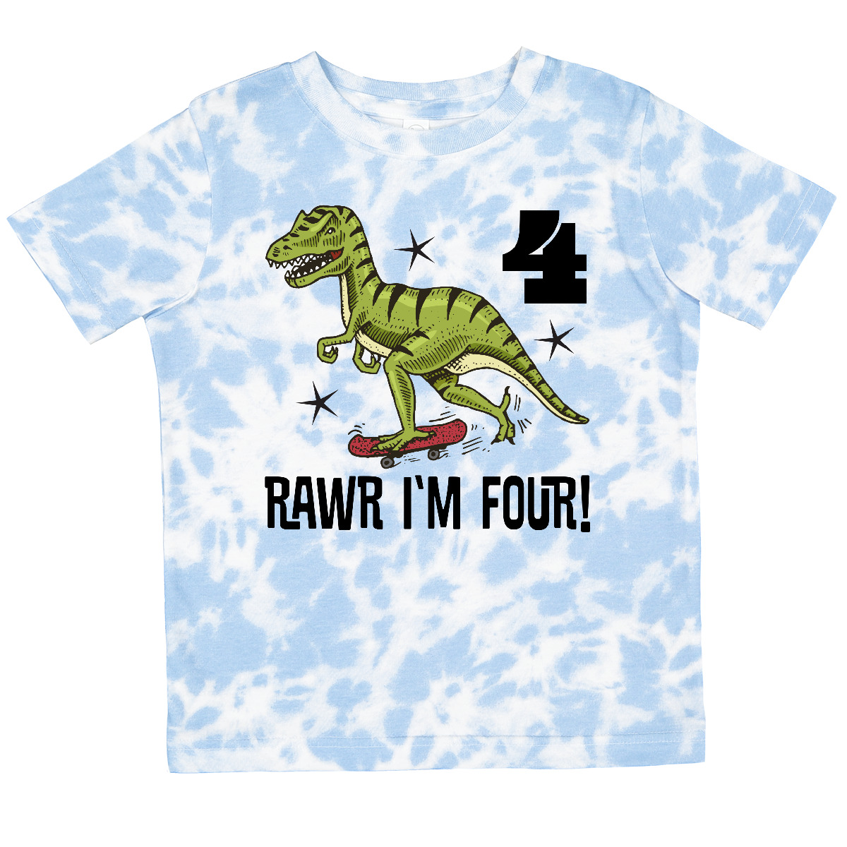 Inktastic 4th Birthday Party Dinosaur 4 Year Old Toddler T-Shirt Im Dino Childs - Picture 10 of 12