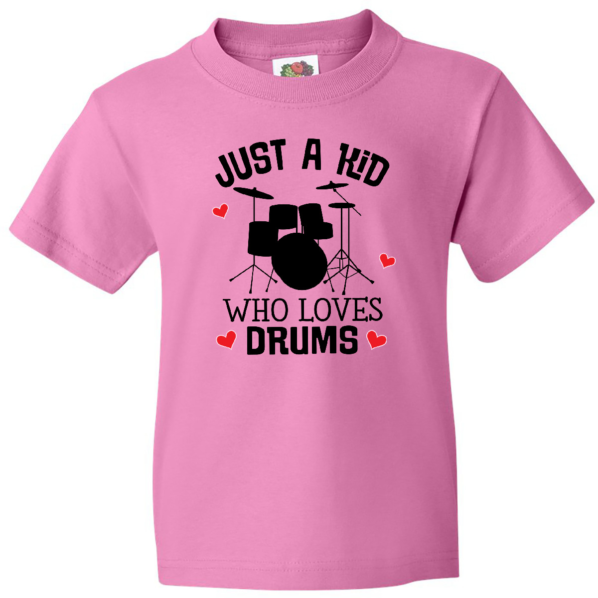 Inktastic Future Drummer Kid Loves Drums Youth T-Shirt Musician Percussion Hobby - Picture 2 of 7