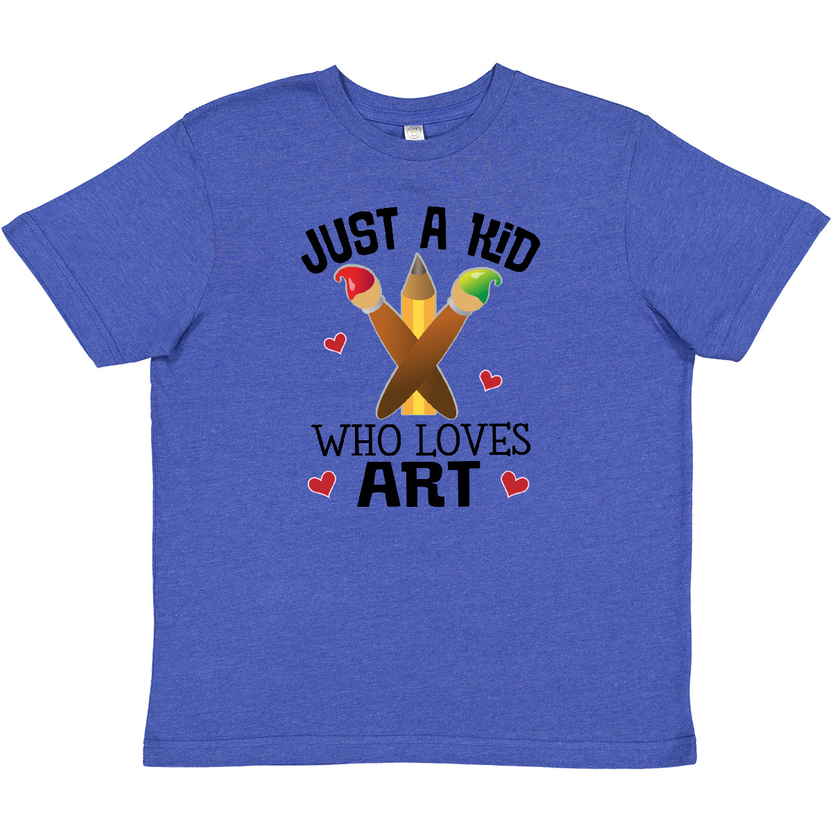 T-shirt artista inctastico bambino che ama l'arte gioventù disegno pittura futuri bambini - Foto 8 di 8