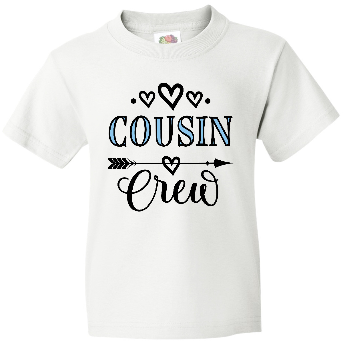 Inktastic Cousin Crew Youth T-Shirt Squad Family Reunion Clothing Childs Tee Hws - Picture 8 of 8
